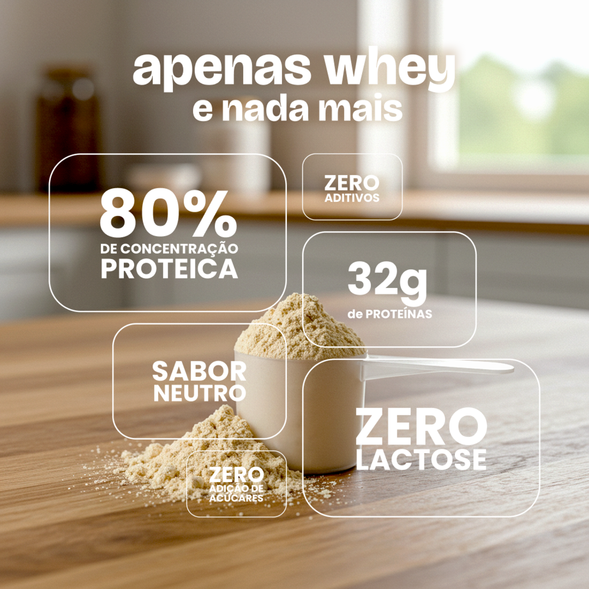 Chef Whey Zero Lactose 900g - Au Lait (Ao Leite)
