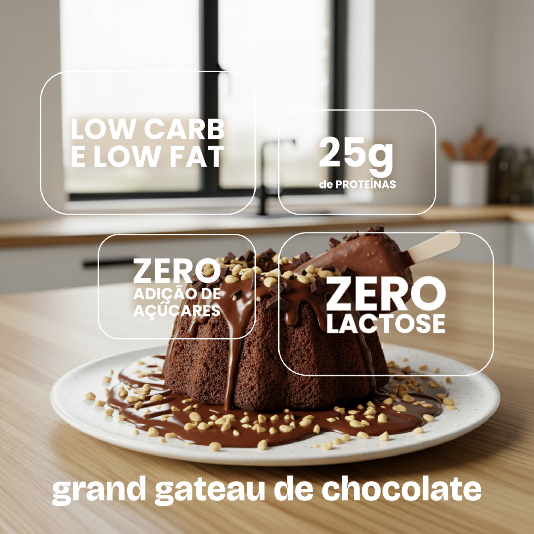 Chef Whey Paris 6 - Grand Gateau Chocolat 800g